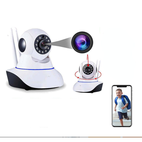 HD Wireless Network IP Indoor Camera with Mobile View 3 Aerial_1