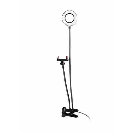 Selfie Ring Light with Cell Phone Holder Stand for Live Stream/Makeup_0