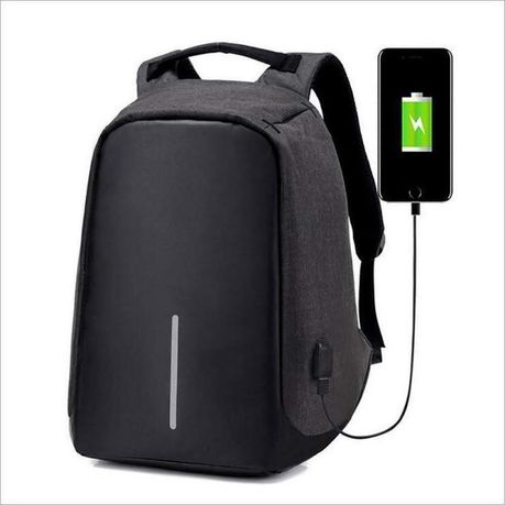 Anti-theft Travel Backpack Laptop School Bag with USB Charging Port_0