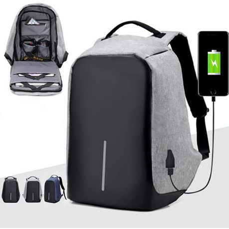 Anti-theft Travel Backpack Laptop School Bag with USB Charging Port_5